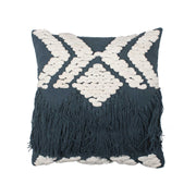 Hand-made Cotton NAVY BLUE Cushion Cover