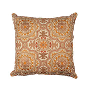 Multi-color Embroidered Cotton Cushion Cover