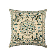 Multi-color Embroidered Cotton Cushion Cover