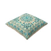 Multi-color Embroidered Cotton Cushion Cover