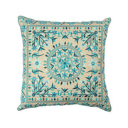 Multi-color Embroidered Cotton Cushion Cover