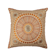 Multi-color Embroidered Cotton Cushion Cover