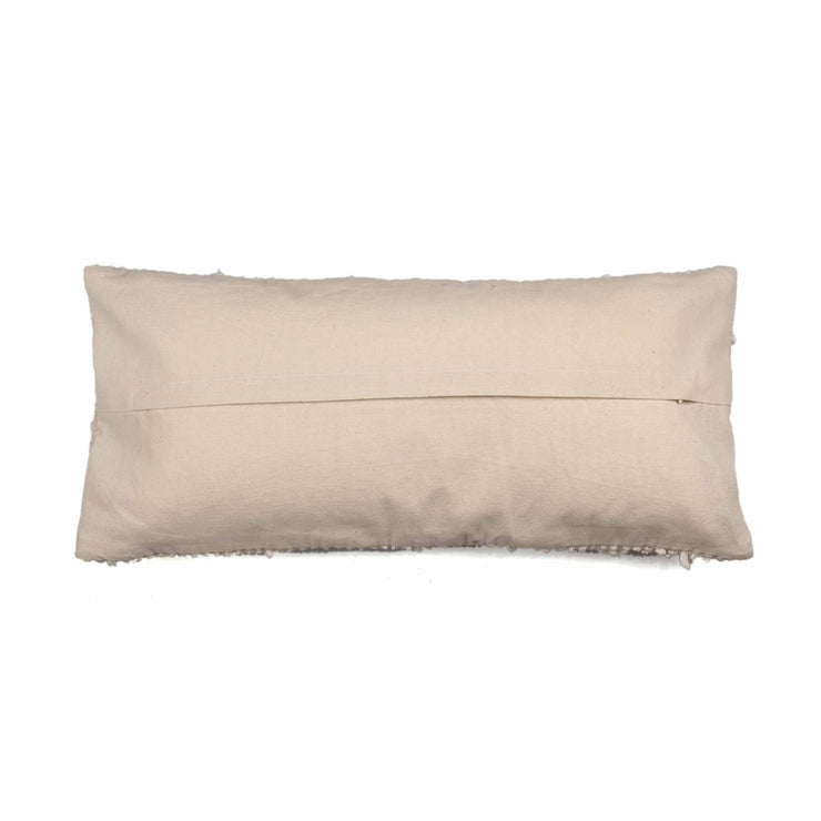 Hand-made Cotton Off-White Pillow Cover