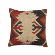 Hand-made Jute Multicolor Cushion Cover