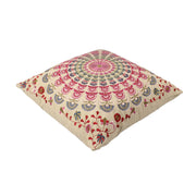 Embroidered Cotton Multicolor Cushion Cover