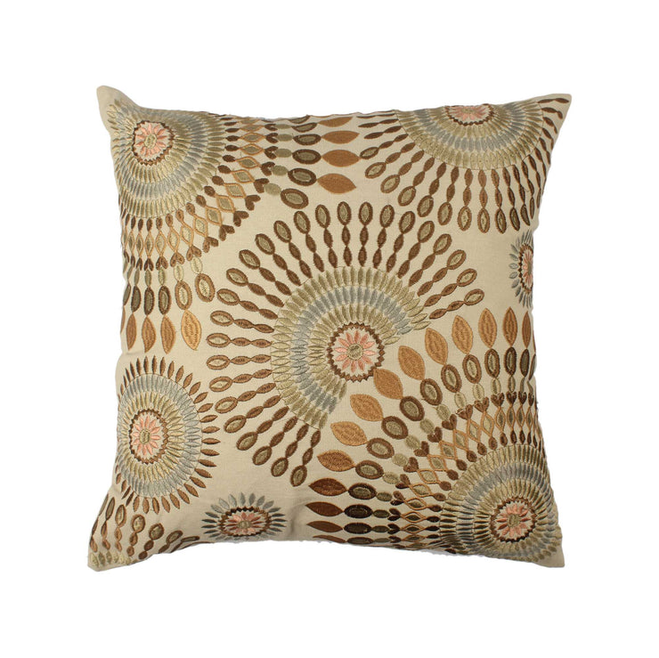 Embroidered Cotton Multicolor Cushion Cover