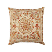 Hand Embroidered Cotton Multicolor Cushion Cover