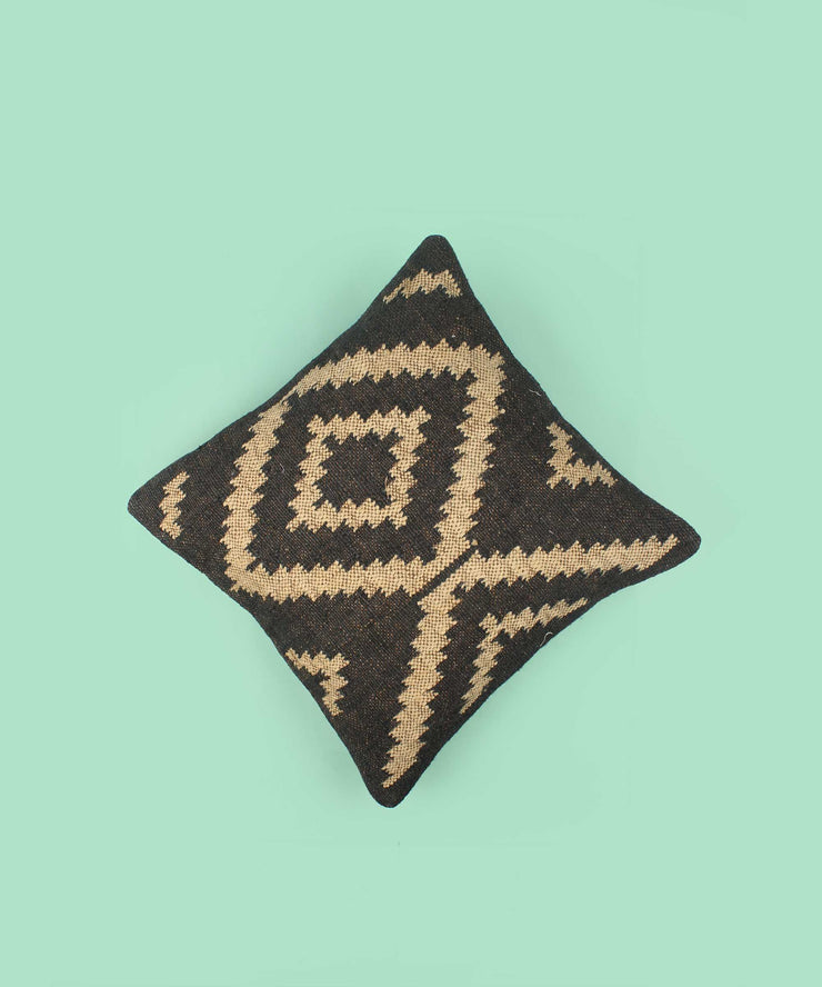 Designer Hand-made Jute Cushion Cover