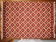 Hand-weaved Jute Multi-color Rug