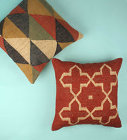 Designer Hand-made Jute Cushion Cover(set of 2)