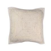 Hand-weaved Jute Rug with cushion cover set of 2