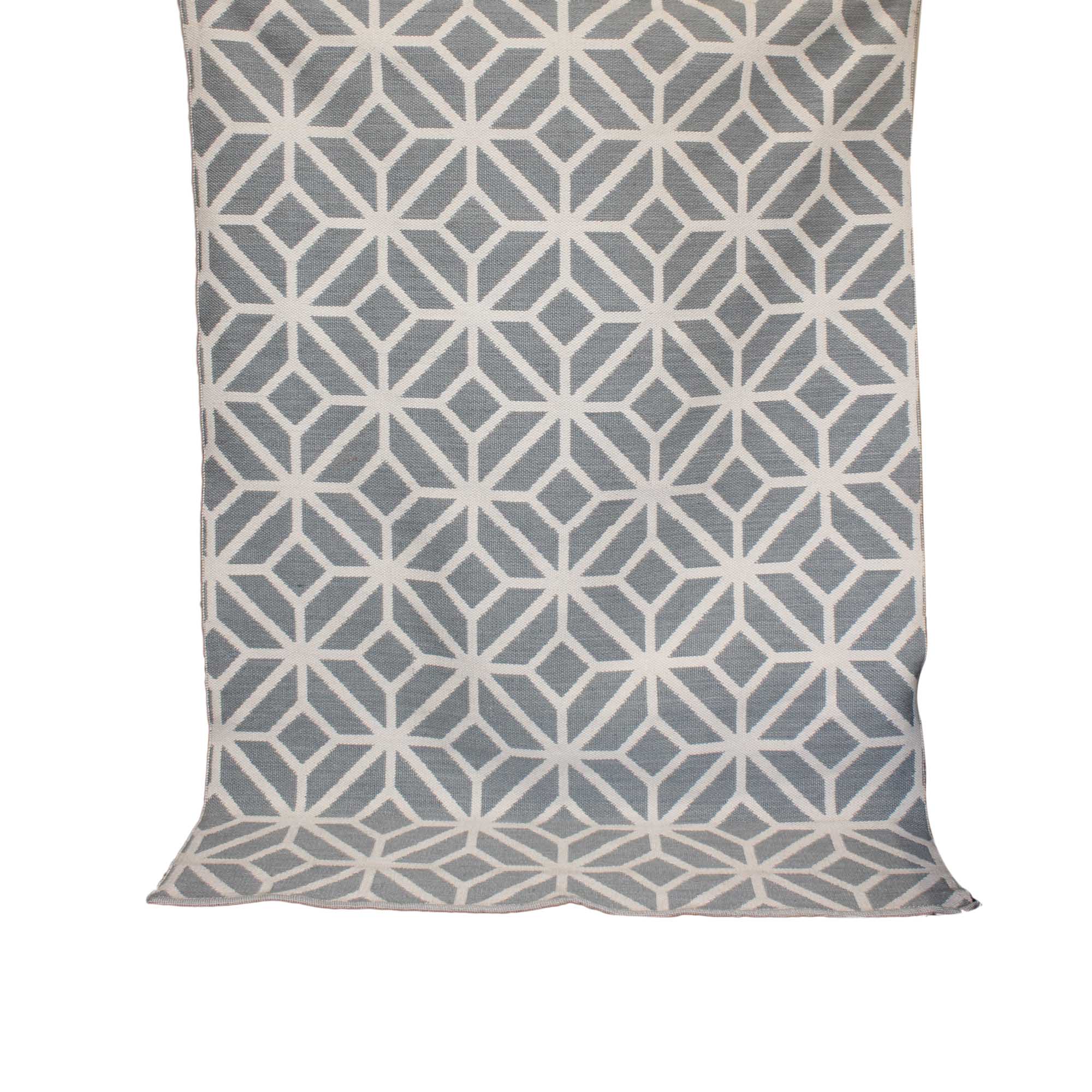 Hand-weave morocco Blue wool Rug