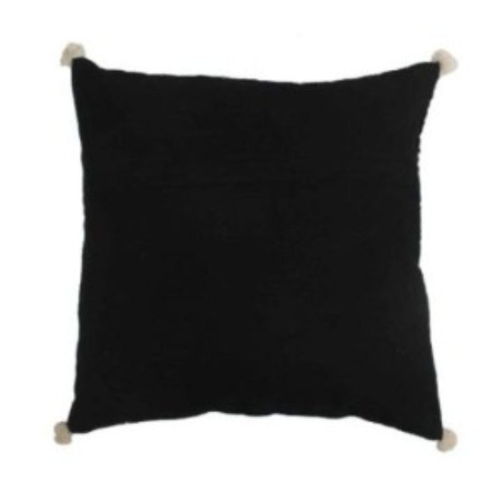 Black Crown Set of 2 Cushion Covers