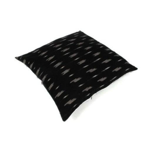Black 100% Cotton Cushion Covers.