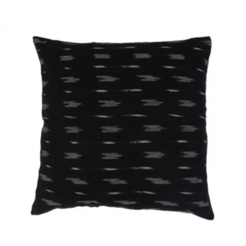 Black 100% Cotton Cushion Covers.
