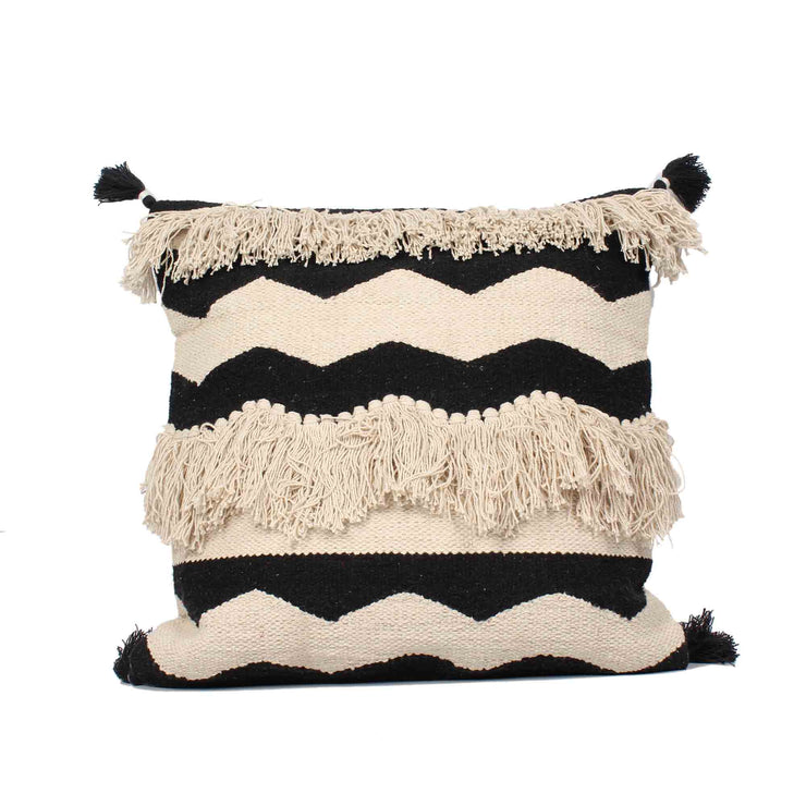 Mush Hush Set of 2 Hand-Weaved Cotton Cushion Covers