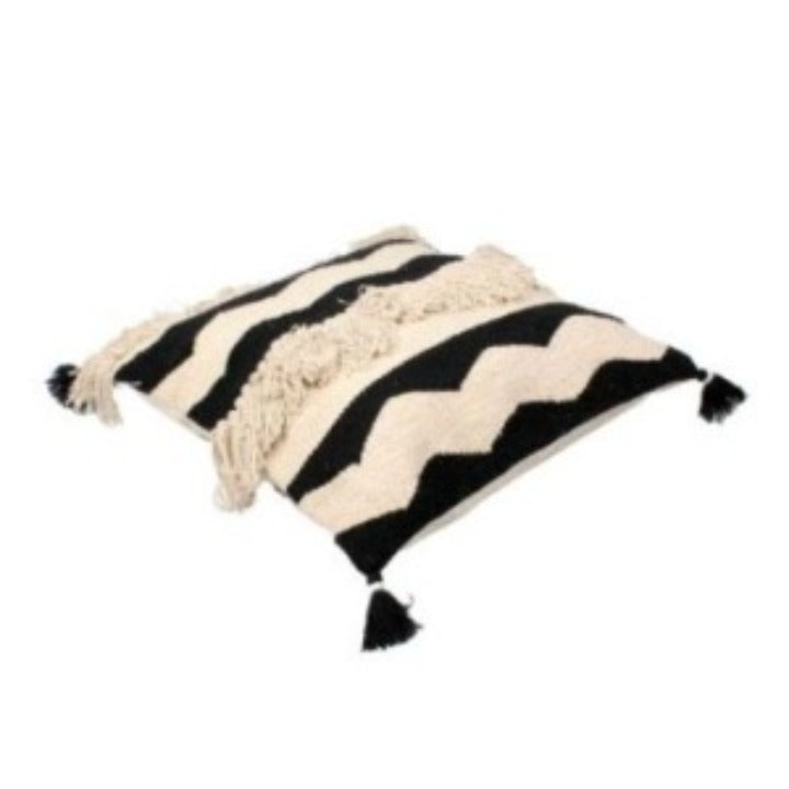 Black Crown Set of 2 Cushion Covers