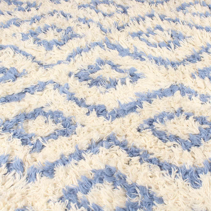 Hand-weaved 100% wool Multi-color Rug