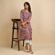 RangDeep Women Calf length Straight Kurti