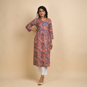 RangDeep Women Calf length Straight Kurti