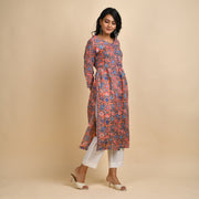 RangDeep Women Calf length Straight Kurti