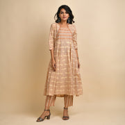 anarkali kurta set with plazzo