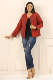 Printed women quilted  jacket