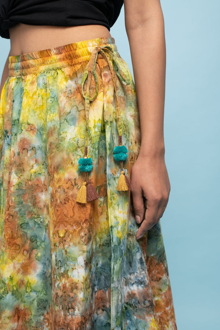 Rang Deep Women Long Skirt