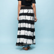 Rang Deep Women Black-Grey Long Tyi-dye Skirt Skirt