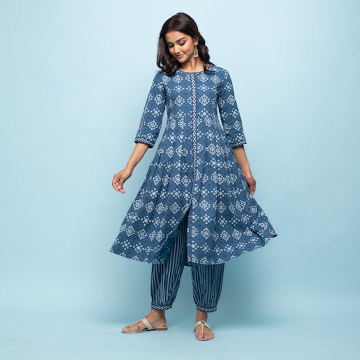 Blue Indigo Kurtis Online Shopping for Women at Low Prices