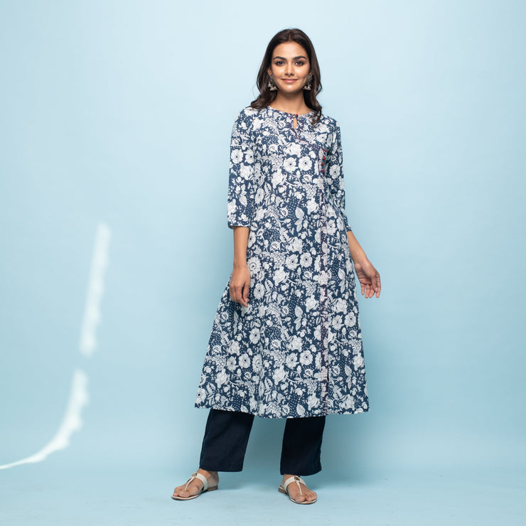 RANGDEEP INDIGO WOMEN'S KURTA