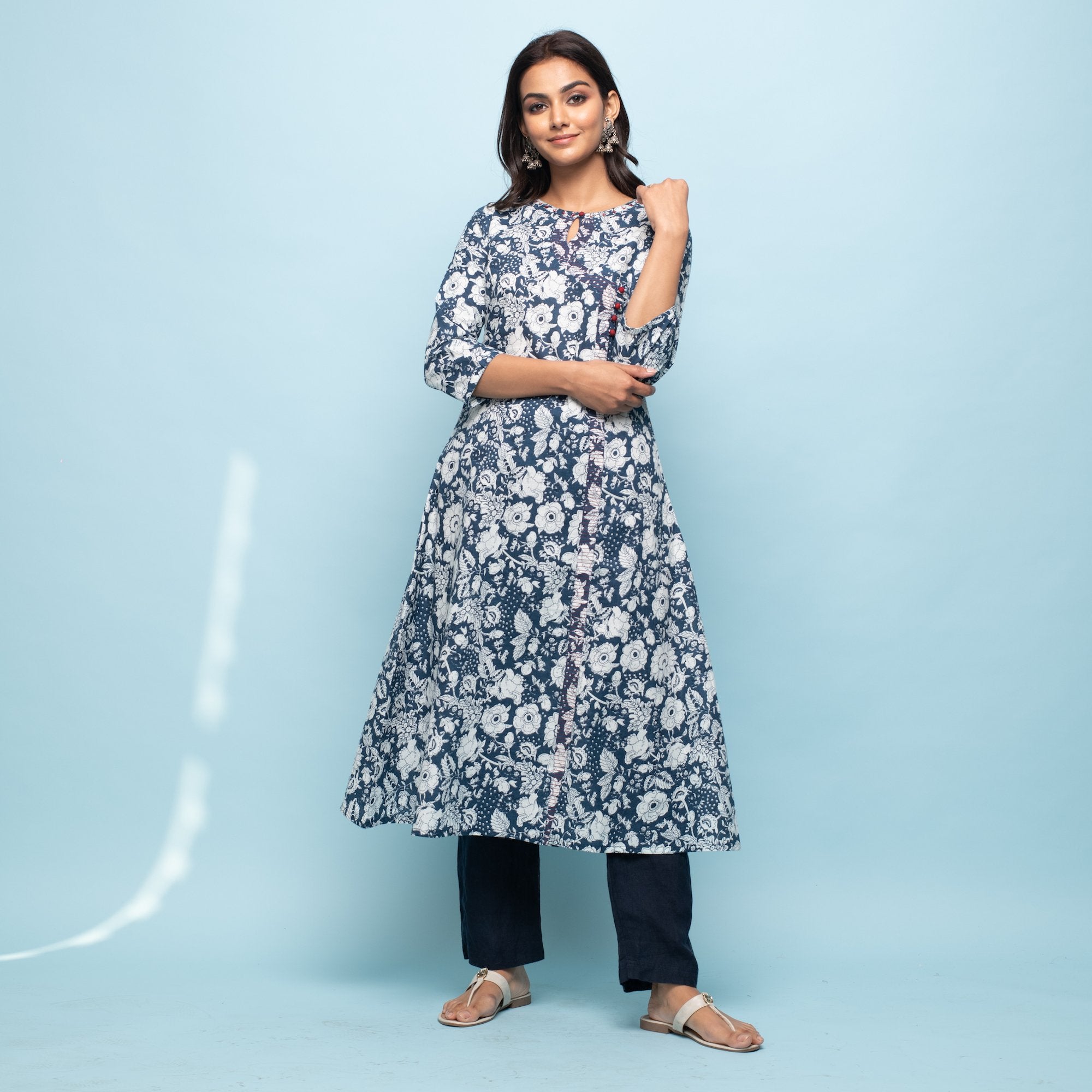 RANGDEEP INDIGO WOMEN'S KURTA