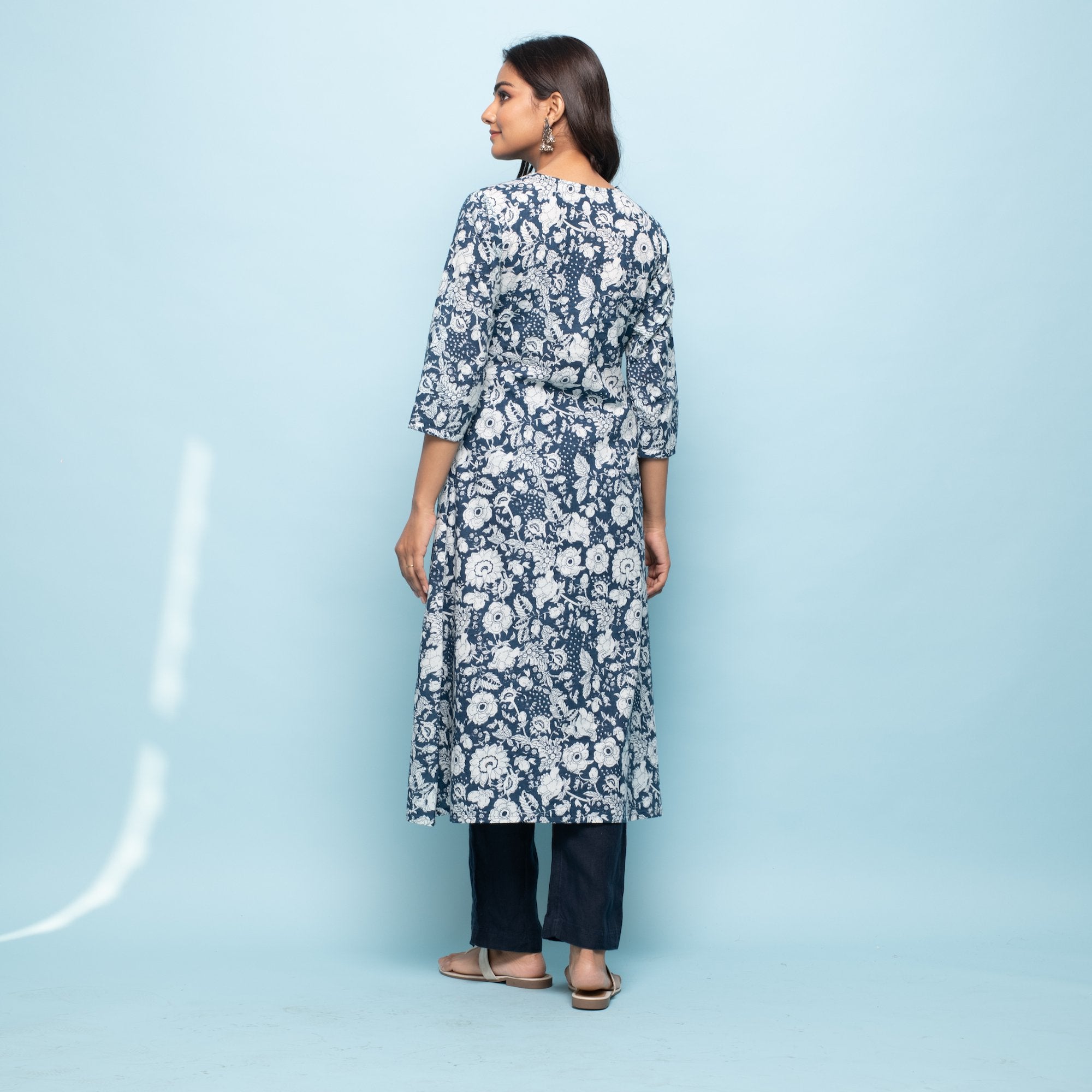 RANGDEEP INDIGO WOMEN'S KURTA