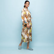 Set of 2 Cotton Hand printed kimono robe