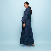 Indigo Cotton kimono robe