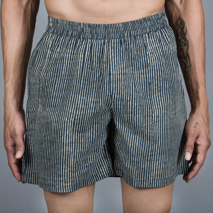 Sanskruti homes Grey Striped Men Boxer