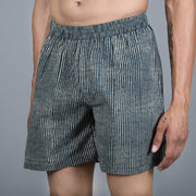 Sanskruti homes Grey Striped Men Boxer