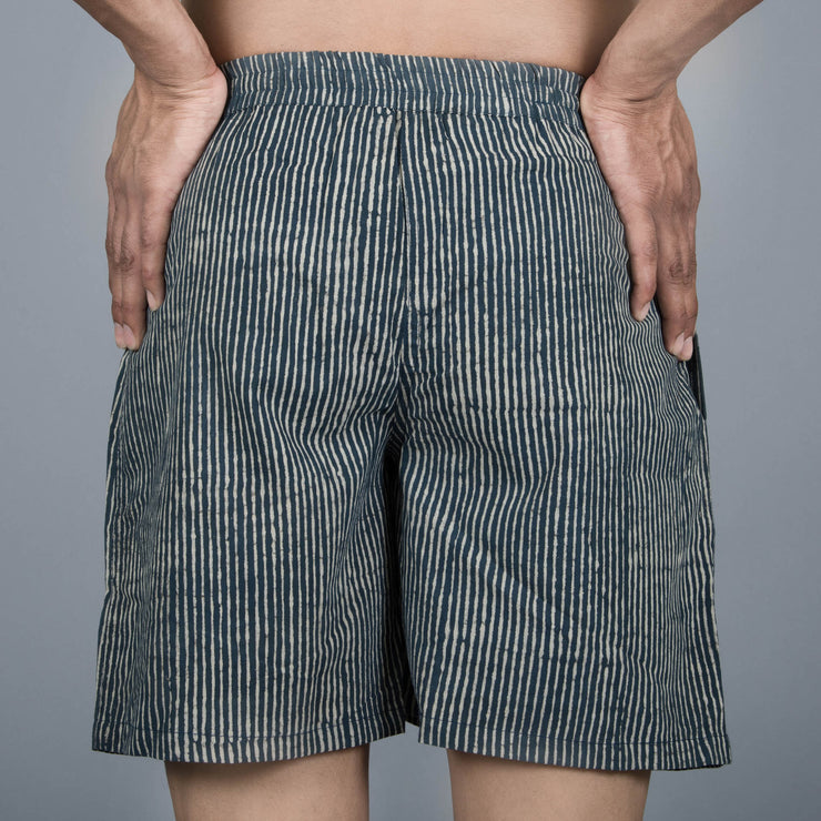 Sanskruti homes Grey Striped Men Boxer