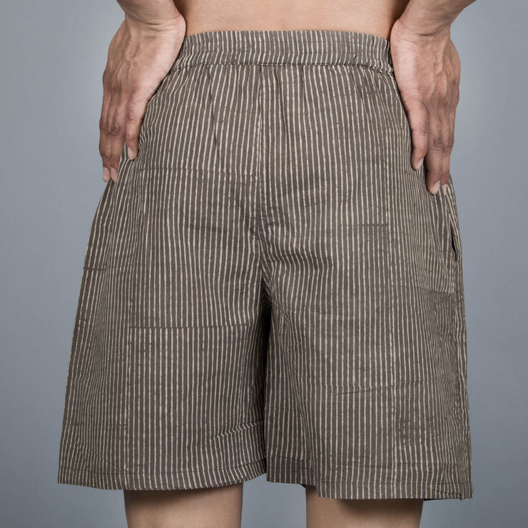 Sanskruti homes Tan Striped Men Boxer