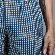 Sanskruti homes Blue Checks Men Boxer