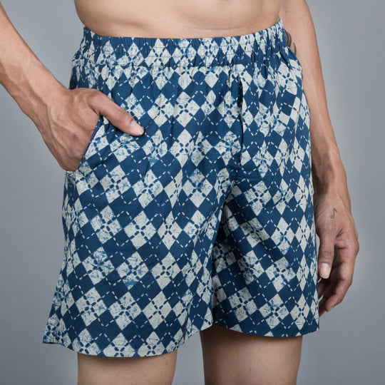 Sanskruti homes Indigo Printed Men Boxer