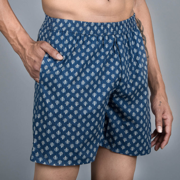 Sanskruti homes Indigo Printed Men Boxer