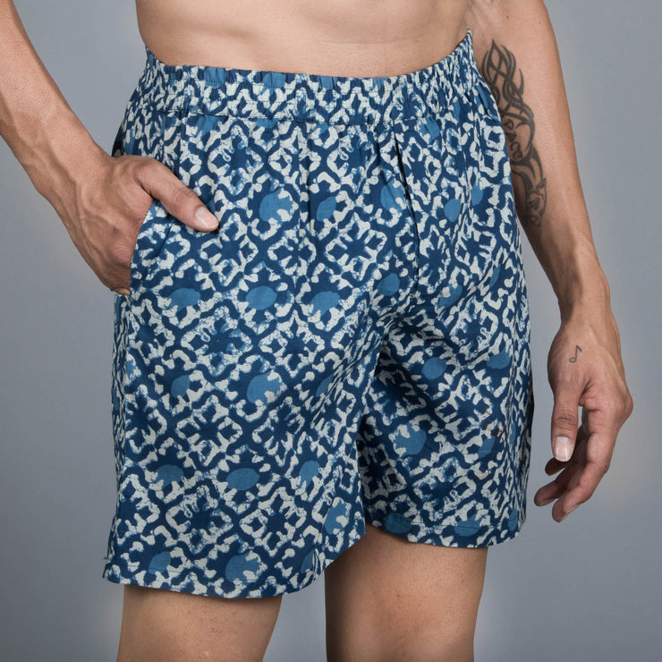 Sanskruti homes Indigo Printed Men Boxer