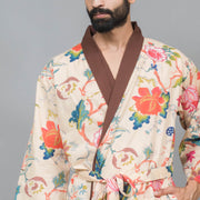 Couple Multi-colour Pure Cotton kimono robe