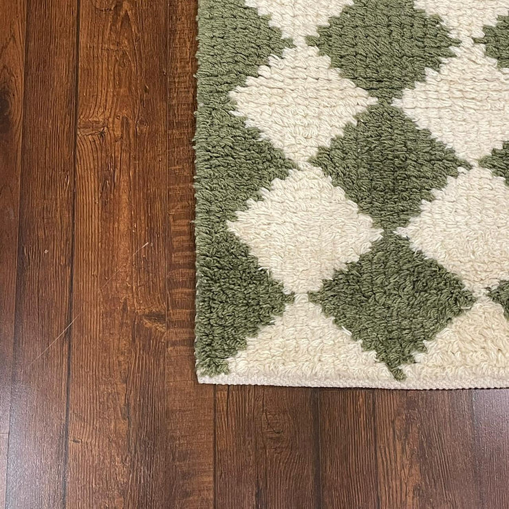 Hand-weaved cotton/wool Designer Rugs