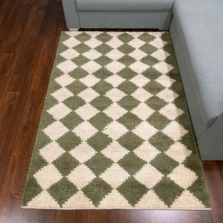 Hand-weaved cotton/wool Designer Rugs