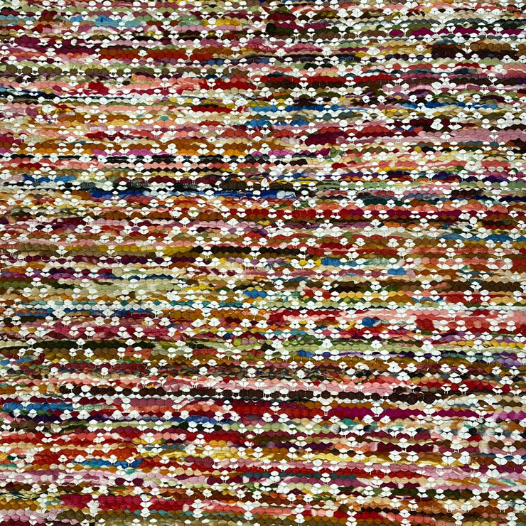 Hand-weaved 100% Cotton Multi-color  Rug