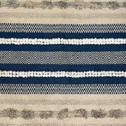Hand-weaved 100% Cotton Multi-color  Rug