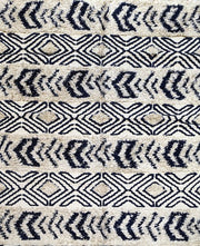 Hand-weaved 100% Cotton woven Rug with set of 2 Cushion Covers