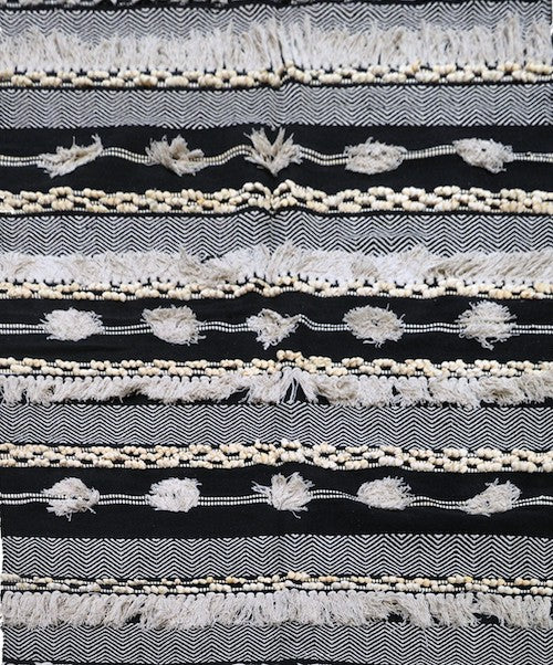 Hand-weaved 100% Cotton Grey Shade Rug